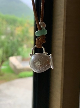 秋冬小奶罐毛衣链女简约气质锁骨