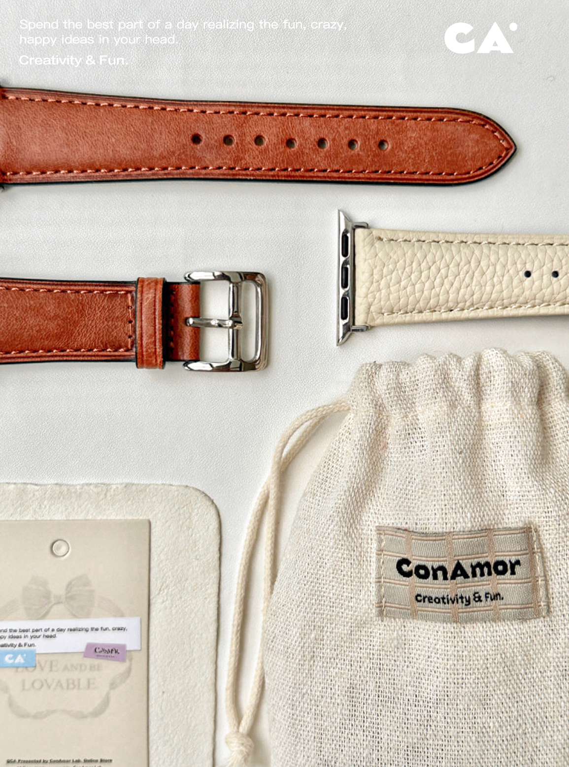 CA.【清洁&保养套装】iwatch皮表带专用含天然动物油适用苹果手表