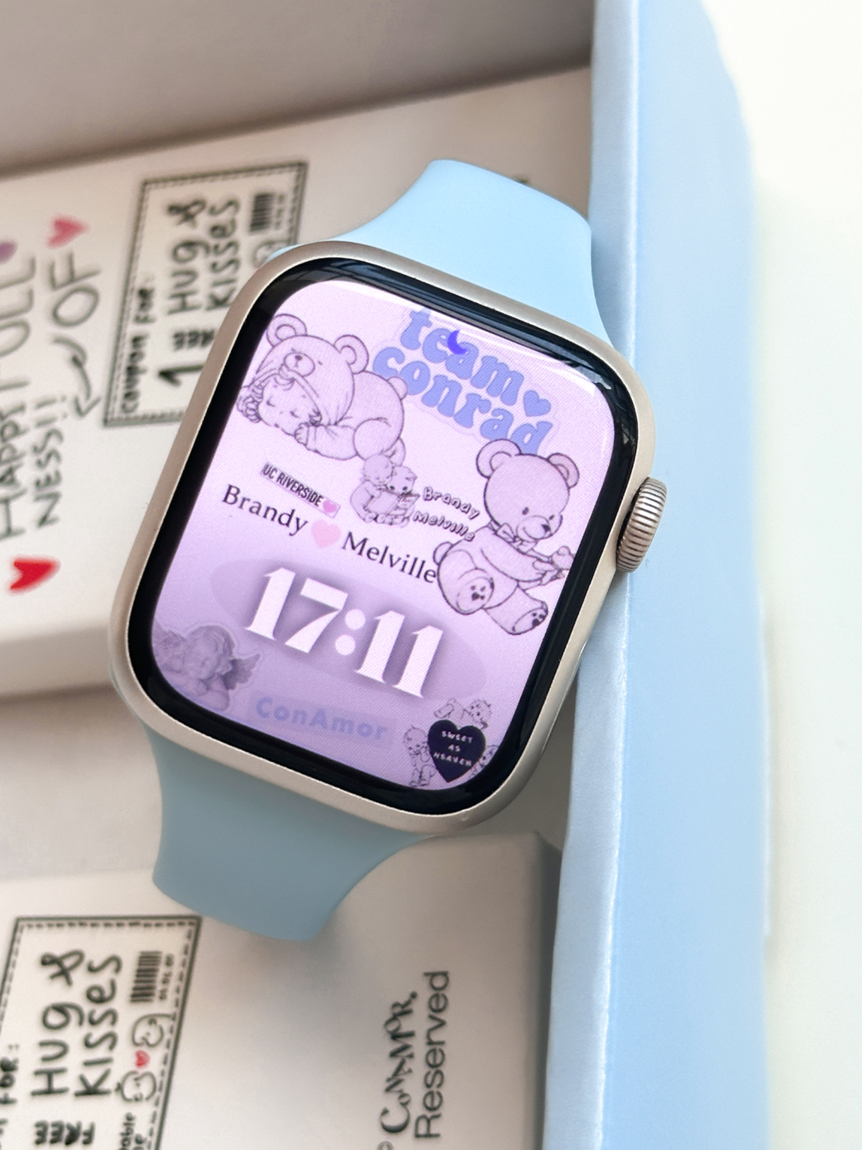 ConAmor.新色硅胶小蛮腰适用于苹果手表applewatch8表带iWatch76-图2