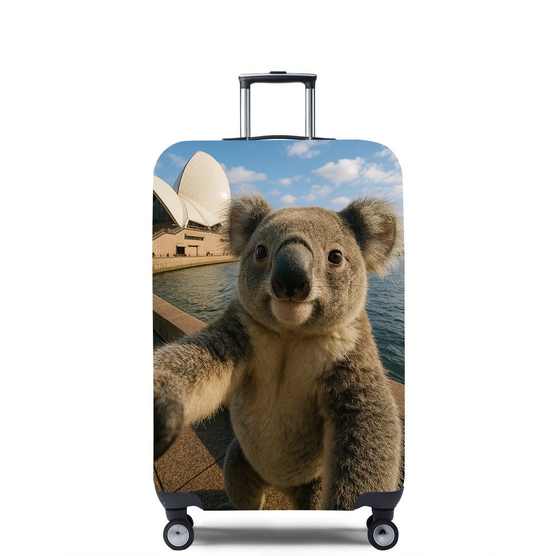 迪士尼93小熊兔子弹力箱套拉杆箱旅行旅游登机行李皮箱保护罩耐磨,淘宝优惠券,粉丝福利购,淘宝优惠卷