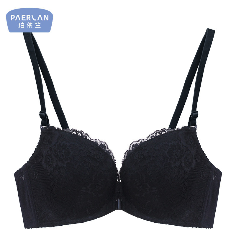 珀依兰无钢圈蕾丝边女夏小胸文胸 珀依兰内衣文胸