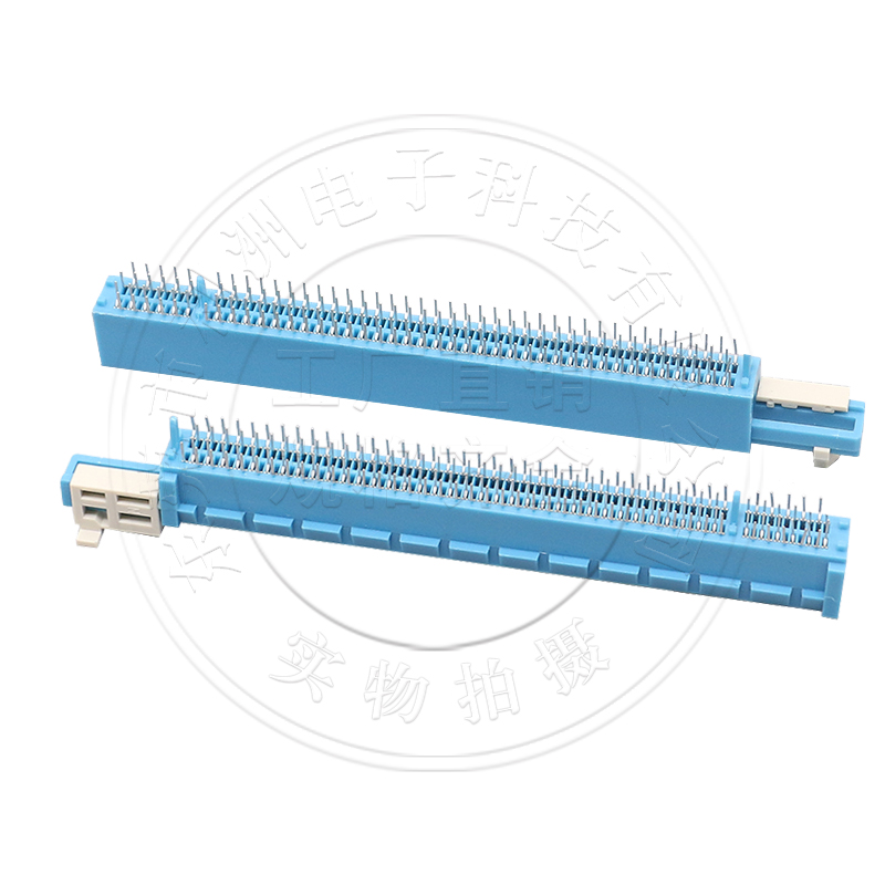 PCIE-164P连接器PICE显卡卡槽台式主板插座180度DIP滑扣式接口-图1