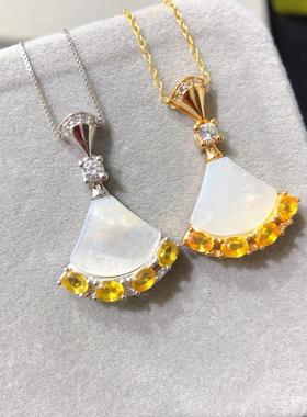 新款S925银镀小众设计感项链