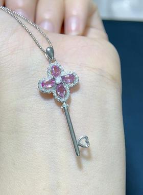 新款银镀小众设计感钥匙吊坠