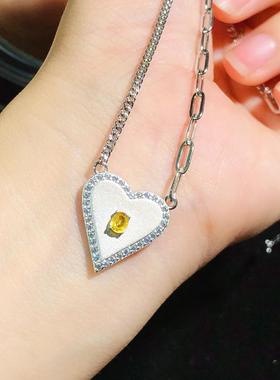 小众设计感气质轻奢S925银镀项链