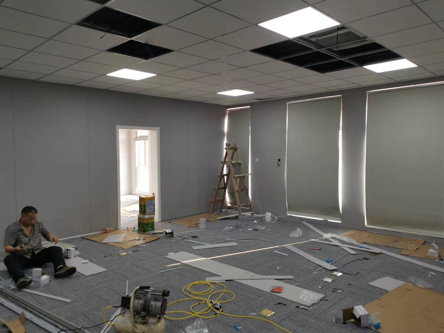 石膏板隔断办公室家庭轻钢龙骨石膏板隔墙隔音墙杭州专业施工团队,淘宝优惠券,粉丝福利购,淘宝优惠卷