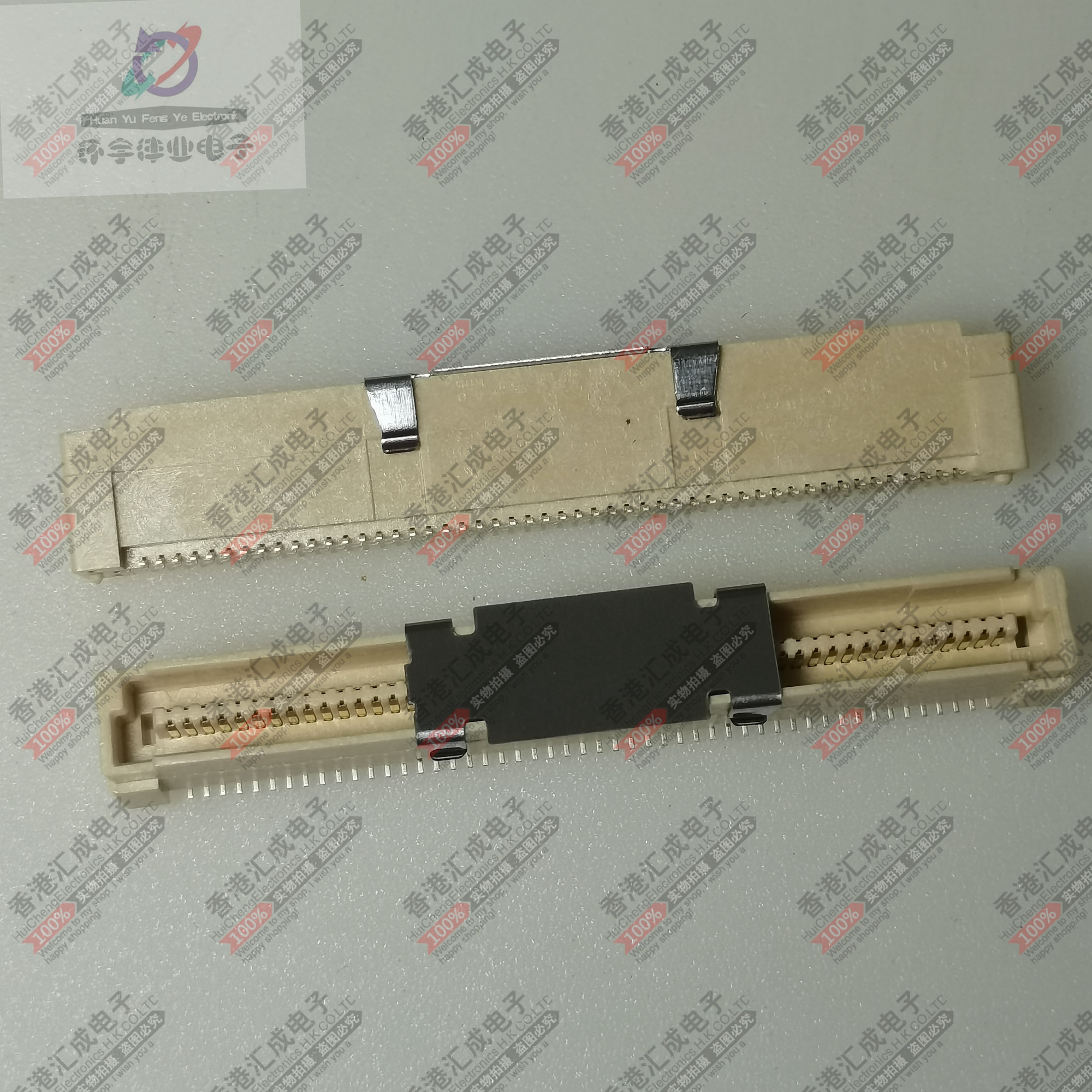 3-5177986-4 CONN PLUG 100POS SMD GOLD连接器全新原装-图0