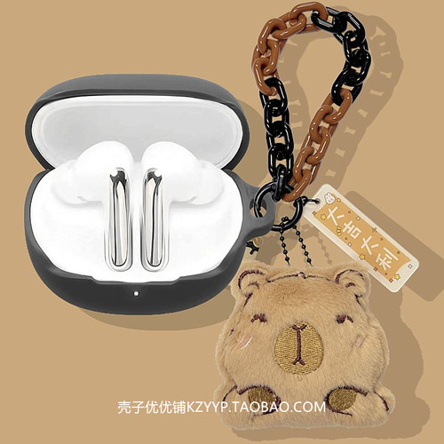 QCY N60保护壳适用QCY MeloBuds N60主动降噪蓝牙耳机保护套QCY N60耳机壳可爱卡通一体式防摔硅胶软壳 - 图0
