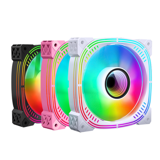 棱镜4Pro四代II代12CM机箱散热风扇神光同步5V3针ARGB幻彩PWM风扇