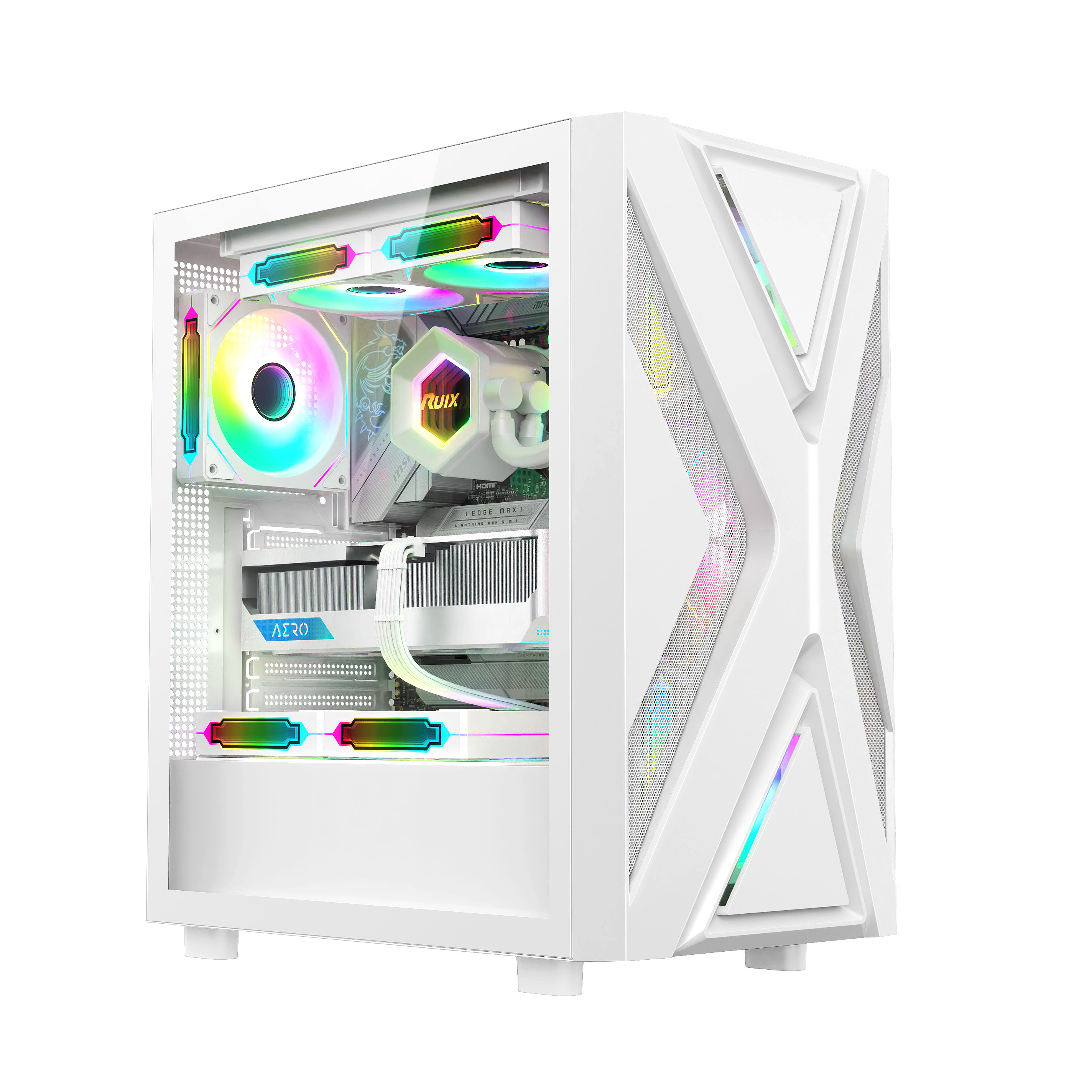 Xuntai Thor Computer Chassis Desktop Host Chassis Side Transparent Game 360 Water Cooled ATX Large Board Chassis