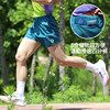 Orange Yijia running shorts waist bag pants can hold mobile phones