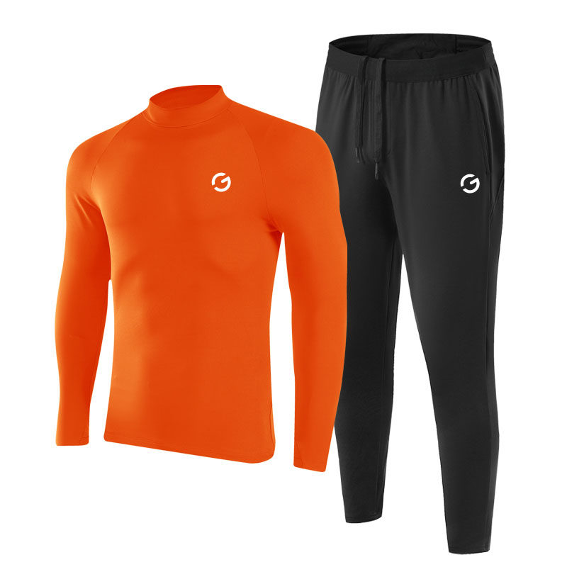 冬季跑步保暖套装运动紧身衣高领暖绒男女长袖健身速干打底训练服,淘宝优惠券,粉丝福利购,淘宝优惠卷