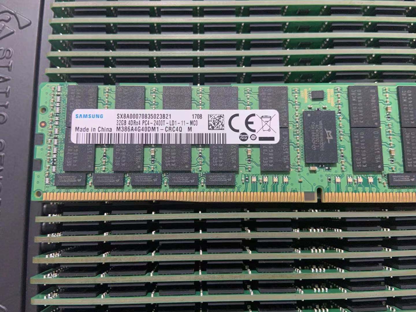 三星32G DDR4 2133 2400 2666 2933 3200 ECC REG服务器内存条-图0