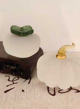 酒柜装饰品水晶菠萝摆件苹果葡萄