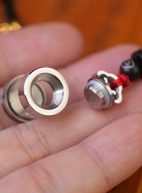 可打开装东西项链涵冰玻璃男女款