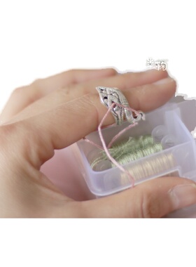 神器复古可调节戒指孔雀做旧钩针