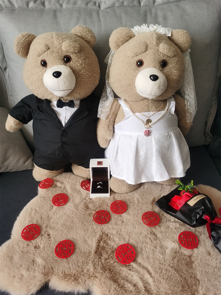 正版ted2泰迪熊韩国毛绒玩具生日礼物情人节女生送给女朋友闺蜜女 - 图3