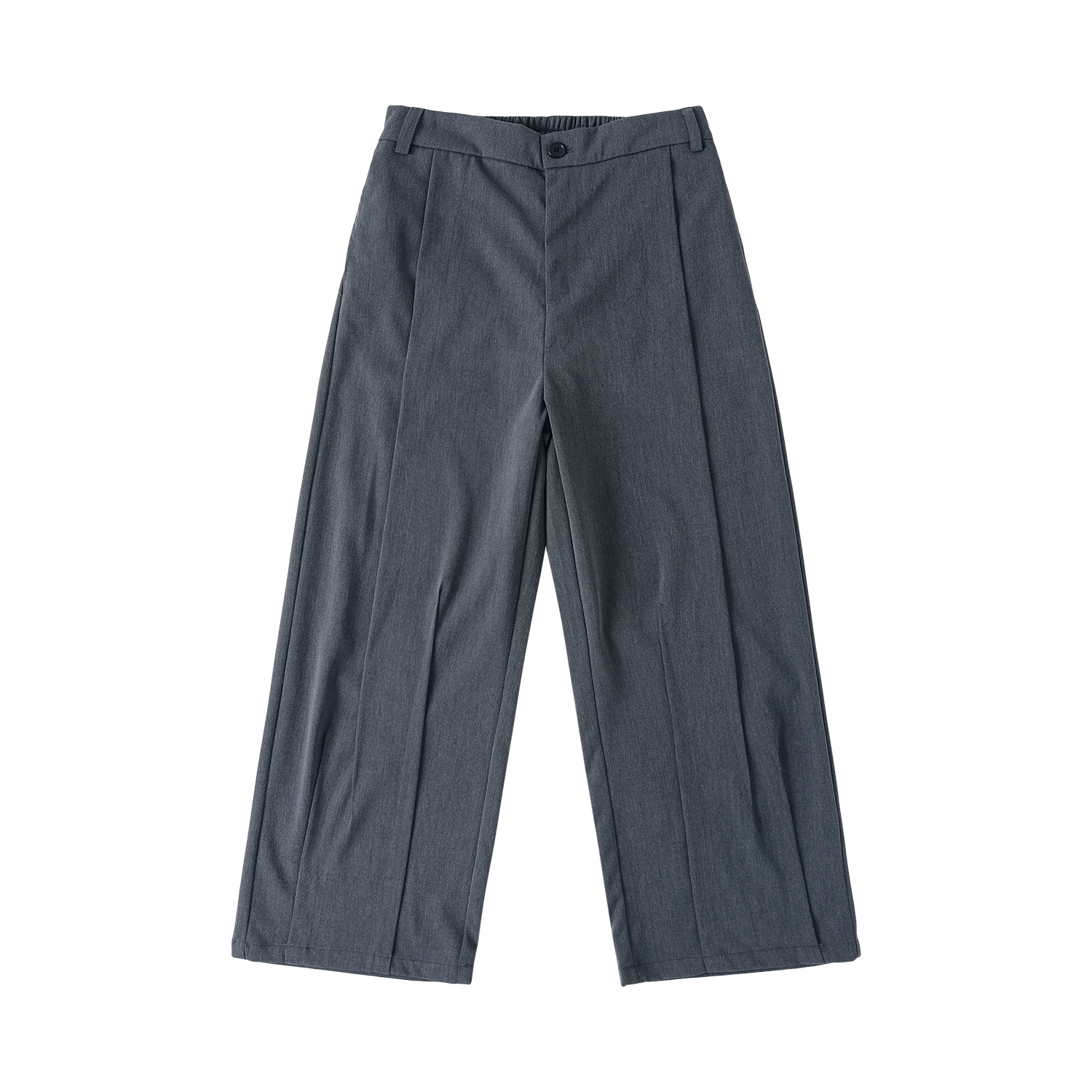 LR MADE 24AW 三角立体活褶 百搭直筒垂感抗皱廓形休闲西裤 - 图3