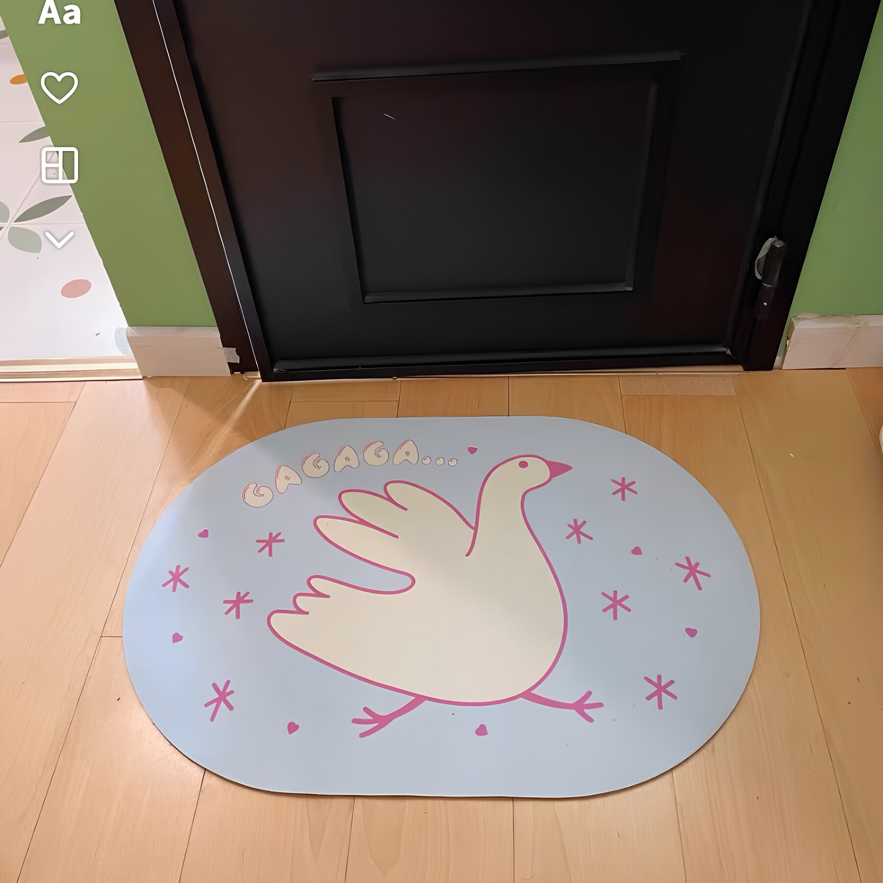 Korean style Xiaoyu bathroom absorbent floor mat