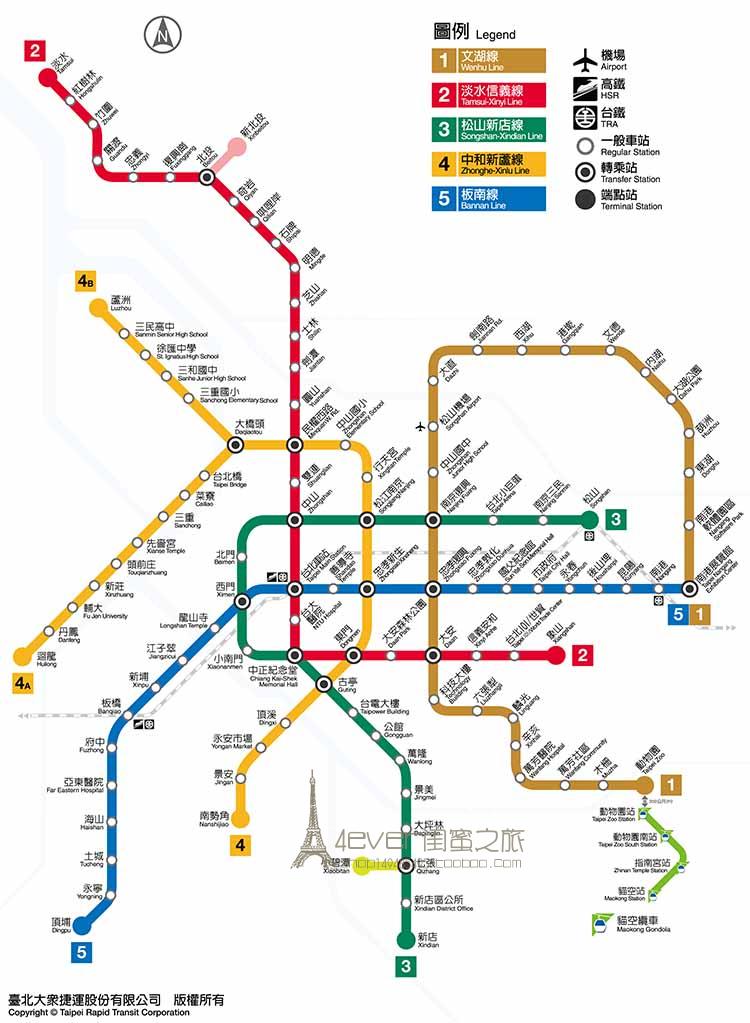 2024台湾台北基隆新竹新北桃园旅游地图攻略（电子版）自由行路线