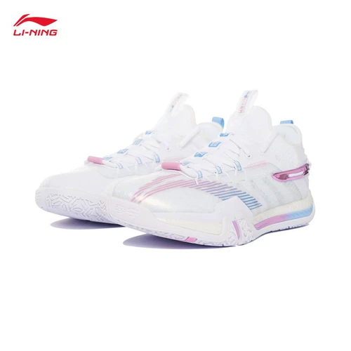 Li Ning, кроссовки для бадминтона подходит для мужчин и женщин, дышащие хлопковые наклейки, подарочная коробка
