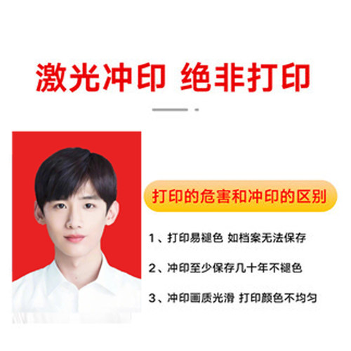 洗照片证件照1寸2寸一寸换底签证照小一寸照片冲印打印冲洗登记照 - 图0