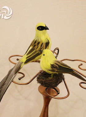 仿真鹦鹉鸽子道具动物摆件