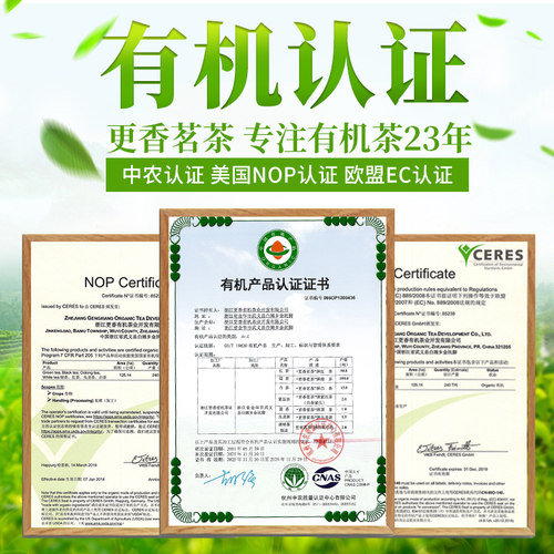 2026新茶更香有机绿茶春茶罐装一级800米自在高山云雾250g礼品 - 图3