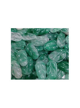 天然非洲翠树叶吊坠飘花金枝玉叶吊坠挂饰