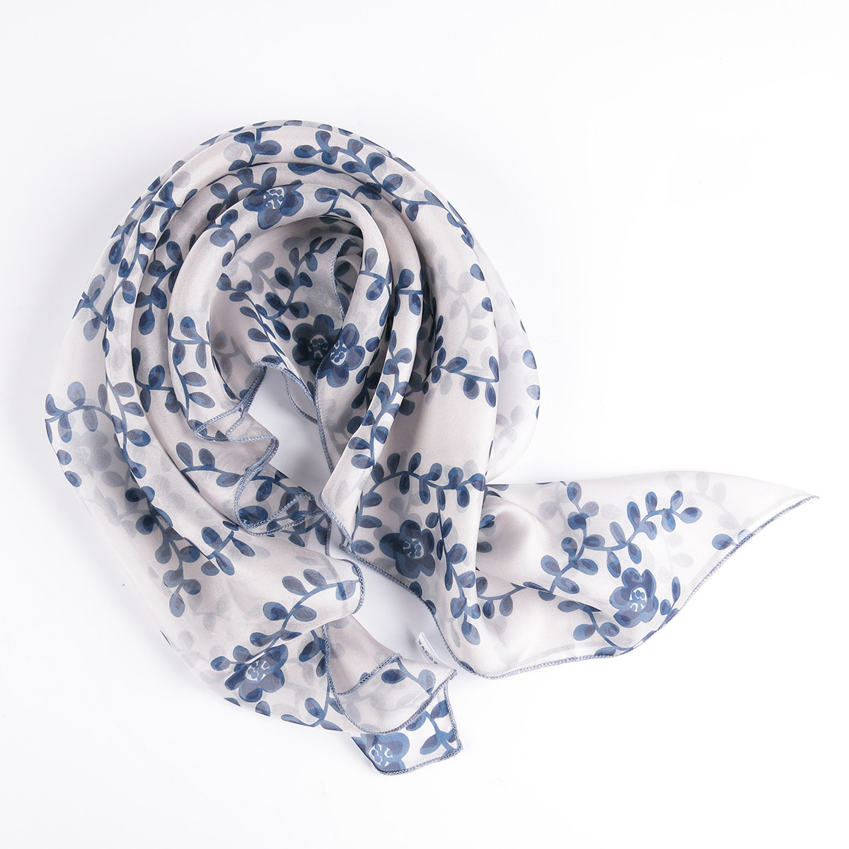 【微瑕】小方巾丝巾新款2025女系脖薄纱巾碎花100%桑蚕丝真丝围巾,淘宝优惠券,粉丝福利购,淘宝优惠卷