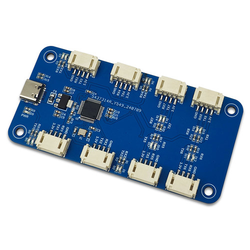 CH348Q USB转八路TTL串口模块 多路串口扩展模块 - 图1