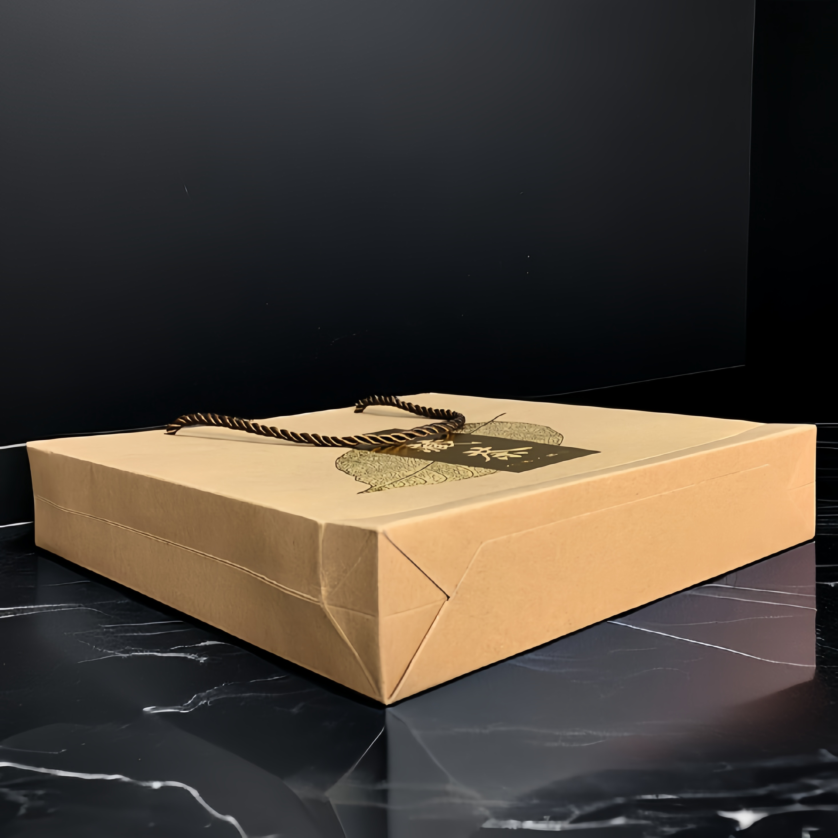 普洱茶手提袋牛皮纸357g茶饼通用包装袋福鼎白茶手拎袋茶叶礼品袋,淘宝优惠券,粉丝福利购,淘宝优惠卷