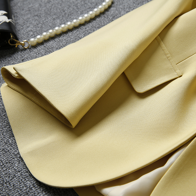 今年流行黄色西装外套女春季气质显瘦百搭西服上衣2024年新款G533-图2
