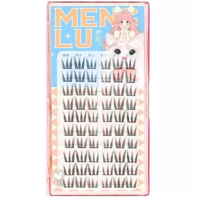 秋鱼爱用推荐！梦鹿女团款猫爪爪太阳花假睫毛自然女团舞台大容量,淘宝优惠券,粉丝福利购,淘宝优惠卷