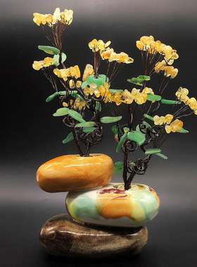 天然原矿紫水晶石来运好摇钱树！缘定三生！紫气东来！好运连绵！