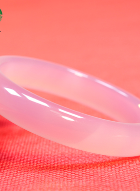 御宝琳细条芙蓉玉女士高冰透玉镯