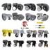Trường hợp cứng Bánh xe đẩy Hành lý Bánh xe Bánh xe Sửa chữa Bánh xe Hành lý Trường hợp Hành lý Mật khẩu Túi Phụ kiện - Phụ kiện hành lý