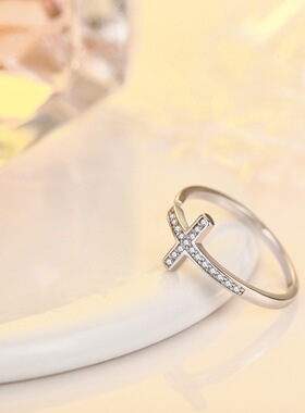 925纯银手饰品戒指日韩女开口