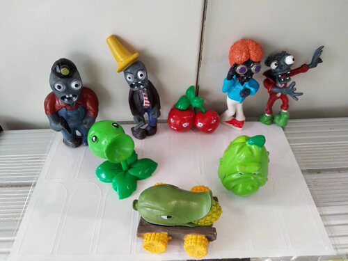 小谷粒烘焙 烘焙蛋糕装饰植物大战摆件儿童男孩生日摆件 - 图0