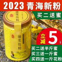 2023 Fresh Qinghai oil vegetable flower powder pure natural unbroken edible bee pollen prostate 500 gr