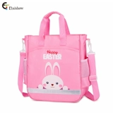 Сумка через плечо для школьников, милый кролик, портативный вместительный и большой ремешок для сумки, сумка для учебы, в корейском стиле