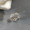 High version of sterling silver S925 pig nose ring, niche design, high-end, simple and versatile ring that does not fade or fade