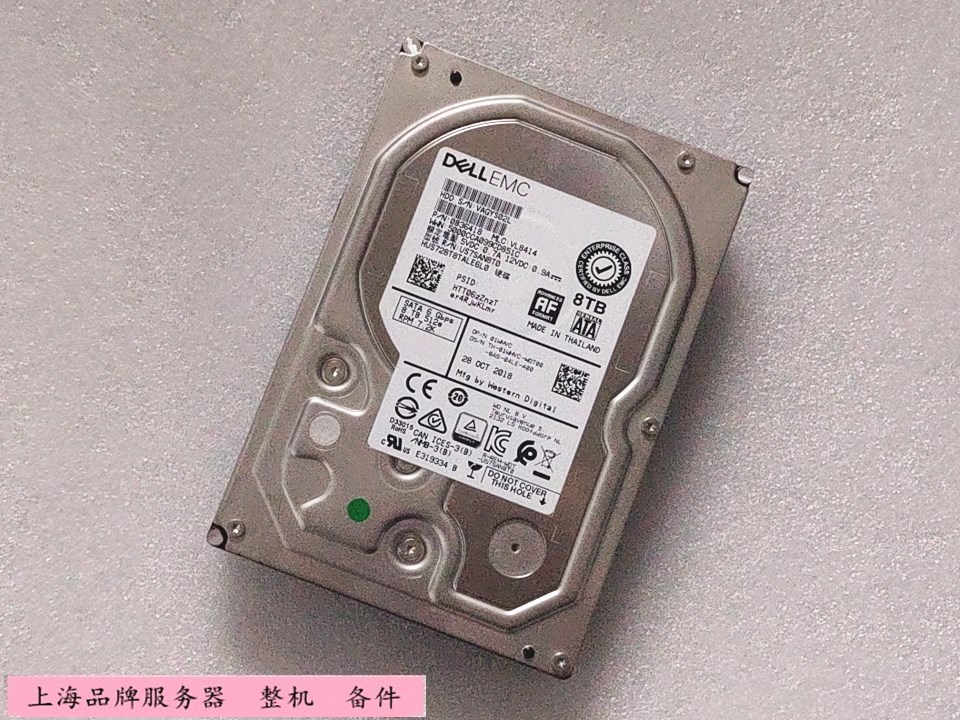 DELL KRV2W 1WMVC 8T SATA 7.2K 6G服务器硬盘 HUH721008ALE600-图1