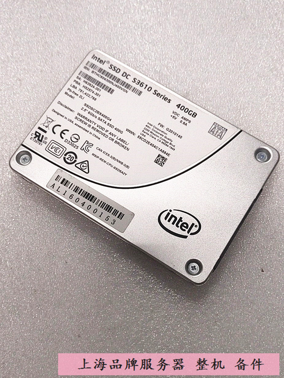 Intel/英特尔 S3500 3510 S3610 300G 480G 400G 600G 800G 固态 - 图0