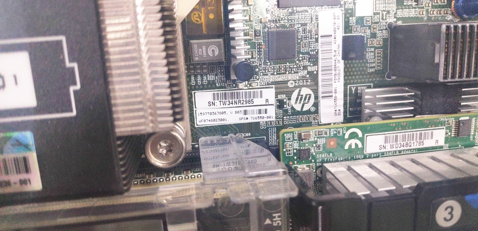 HP BL460C GEN8准系统双散热器 P220I含电池 10GB网卡716550-001-图2