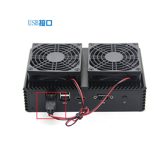 软路由器散热风扇5V USB静音风扇 J4125 3205U 3865U R4S2S等适用 - 图2