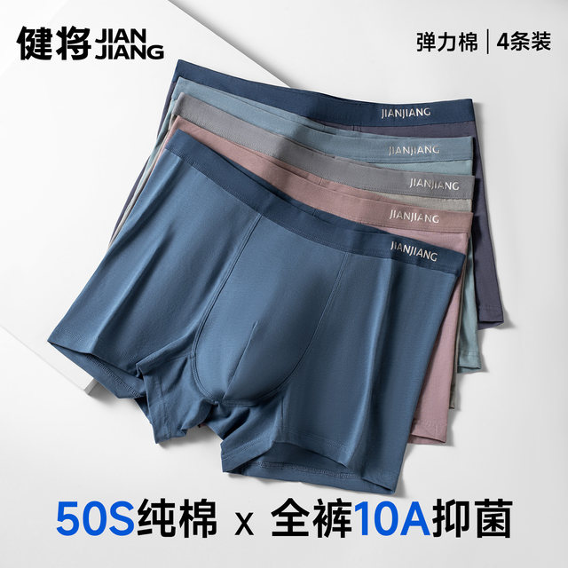 Jianjiang 50S Xinjiang ຊຸດຊັ້ນໃນຜູ້ຊາຍຝ້າຍຍາວ 10A ຕ້ານເຊື້ອແບັກທີເຣັຍ