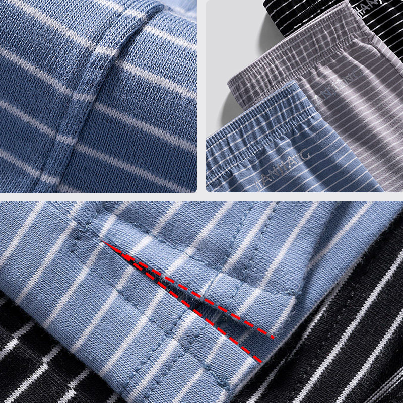 健将男士阿罗裤内裤男生纯棉宽松平角大码透气居家四角短裤衩外穿,淘宝优惠券,粉丝福利购,淘宝优惠卷