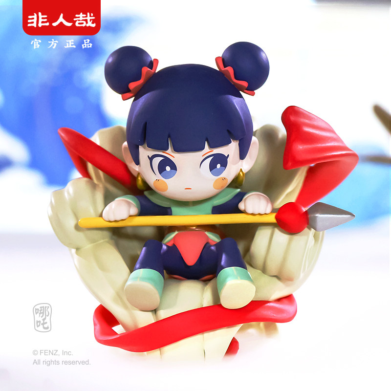 非人哉发呆哪吒盲盒公仔潮玩泡泡玛特手办玩具女生节日生日礼物