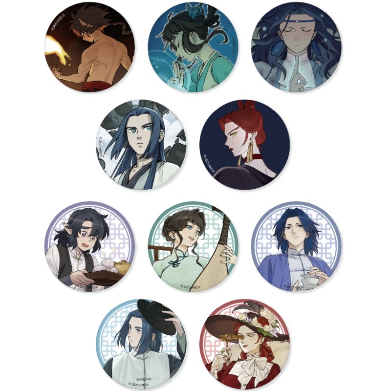 罗小黑战记X潮玩星球蓝溪镇58mm吧唧盲盒联名通贩二次元谷子收藏,淘宝优惠券,粉丝福利购,淘宝优惠卷